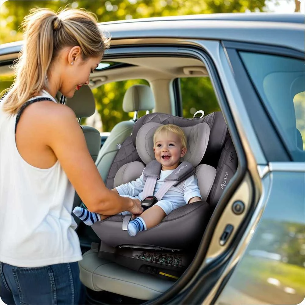 Aero Besisukanti automobilinė kėdutė, 0-36 kg, Isofix, vaikams, šoninė apsauga, reguliuojama galvos atrama
