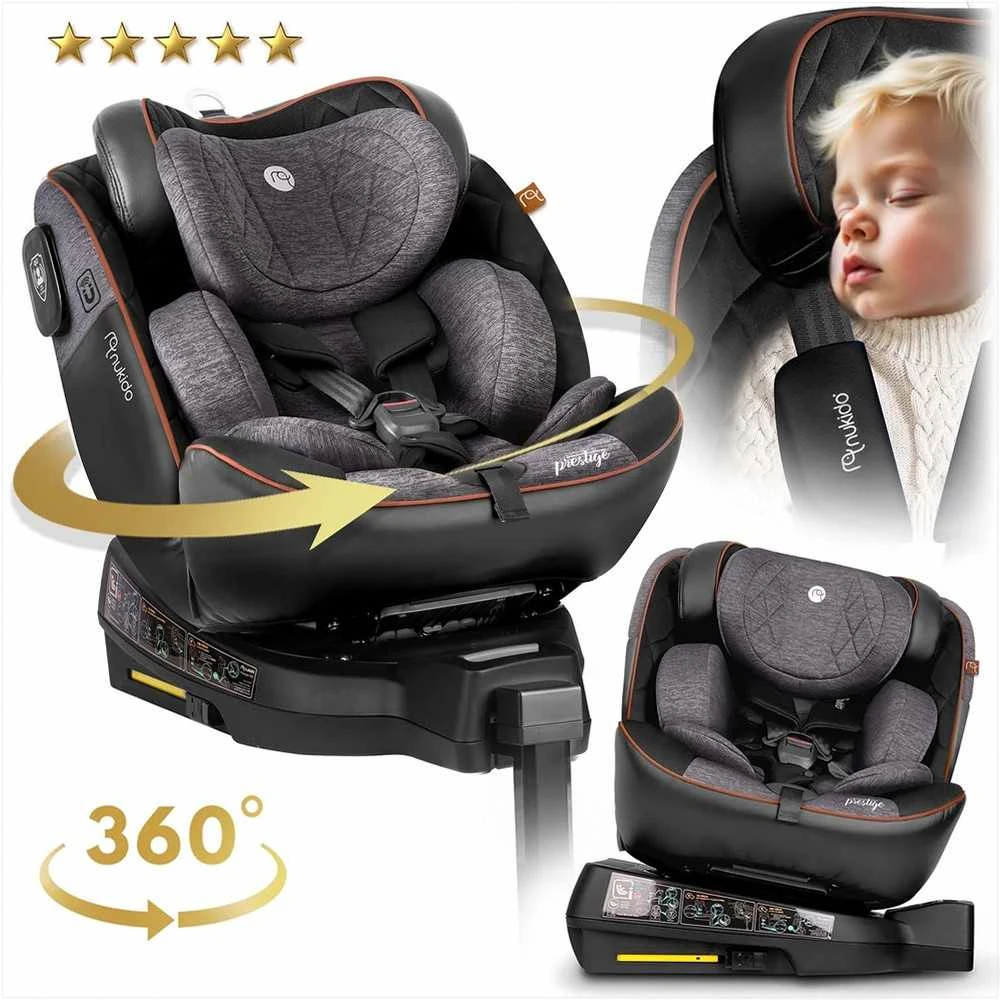 Mimoka Besisukanti automobilinė kėdutė, 40-150 cm, su Isofix, šonine apsauga, reguliuojama galvos atrama, vaikams 0-12 metų