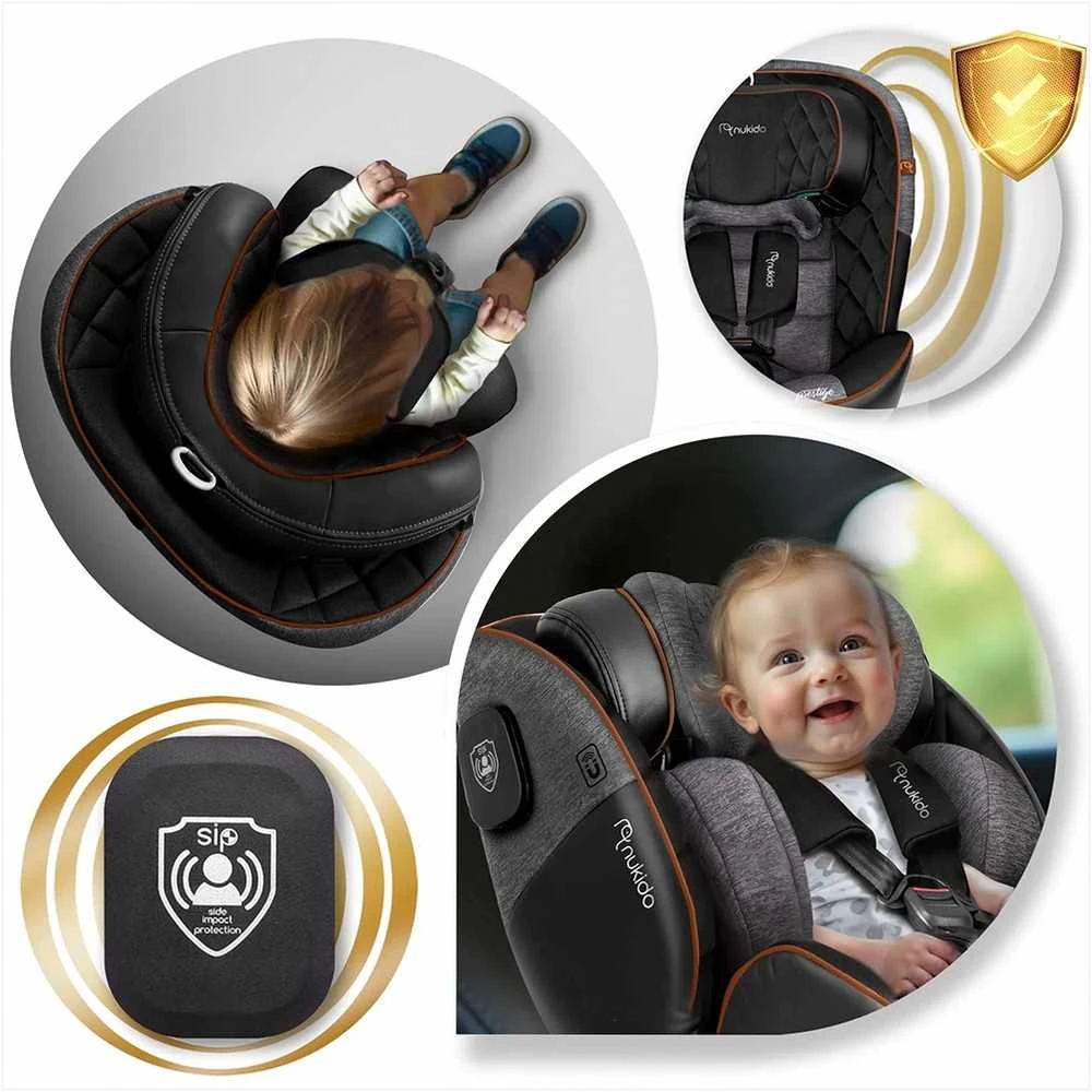 Mimoka Besisukanti automobilinė kėdutė, 40-150 cm, su Isofix, šonine apsauga, reguliuojama galvos atrama, vaikams 0-12 metų