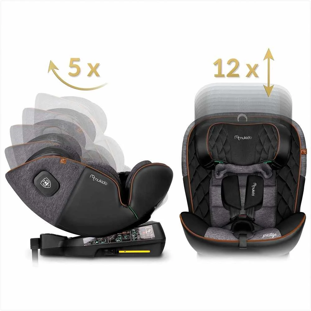 Mimoka Besisukanti automobilinė kėdutė, 40-150 cm, su Isofix, šonine apsauga, reguliuojama galvos atrama, vaikams 0-12 metų