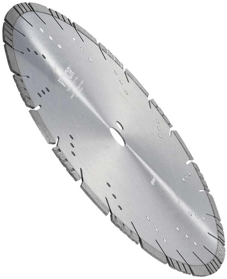 Betono pjovimo diskas 350 mm, skirtas šlapiam arba sausam pjovimui, su įstrižais dantimis, deimantinis diskas betonui, mūro pjovimo diskas, deimantinis diskas akmeniui