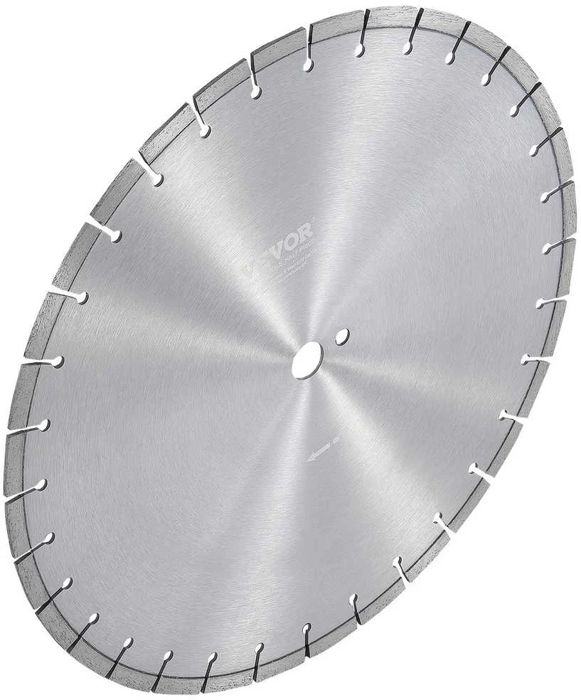 Betono pjovimo diskas, 450 mm, šlapiam arba sausam pjovimui, su plokščiais dantimis, profesionalus deimantinis diskas betonui, plytelėms, gelžbetoniui, plytoms, marmurui pjauti