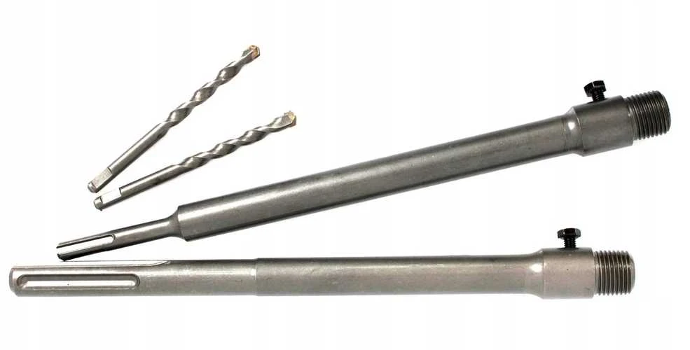 Betono sienos gręžimo karūnų rinkinys, 9 dalių komplektas su SDS plus ir SDS MAX adapteriais, 30-100 mm skylių pjūklų rinkinys, mūro grąžtų rinkinys betonui, plytoms ir plytelėms