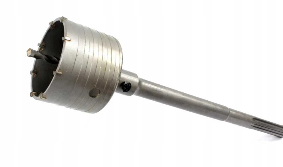 Betono sienos gręžimo karūnų rinkinys, 9 dalių komplektas su SDS plus ir SDS MAX adapteriais, 30-100 mm skylių pjūklų rinkinys, mūro grąžtų rinkinys betonui, plytoms ir plytelėms
