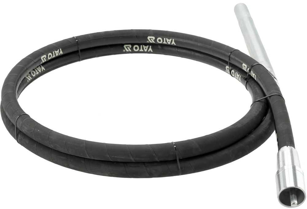 Betono vibratoriaus žarna YT-82601, 4 m ilgio, 35 mm skersmens, betono vibratoriaus žarna, betono vibratoriaus priedas