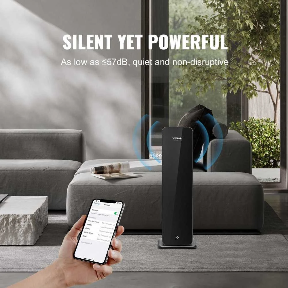 Drėkintuvas Bevandenis kvapų aparatas, Bluetooth šalto oro difuzorius, 950ml aromato difuzorius didelėms erdvėms, eterinių aliejų difuzorius namams, viešbučiams, SPA, 278.7 m² aprėptis