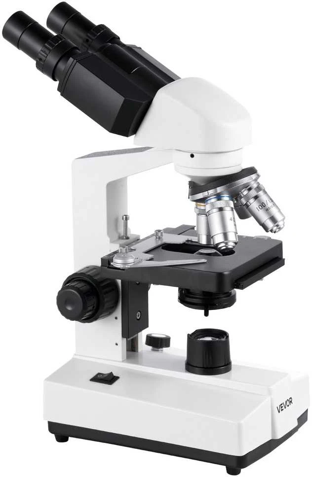 Binokulinis junginys mikroskopas 40x-5000x, dviguba staliukas, laboratorijai, mokyklai, namams, biologijai, edukacijai, moksliniams tyrimams, studijoms