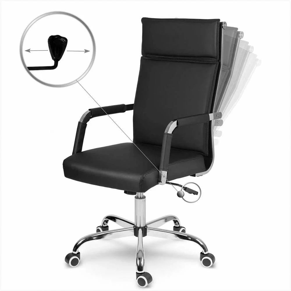 Sofotel Biuro kėdė, ergonomiško dizaino, su galvos atrama, juoda žaidimų kėdė, reguliuojamo aukščio, patogi stalo kėdė