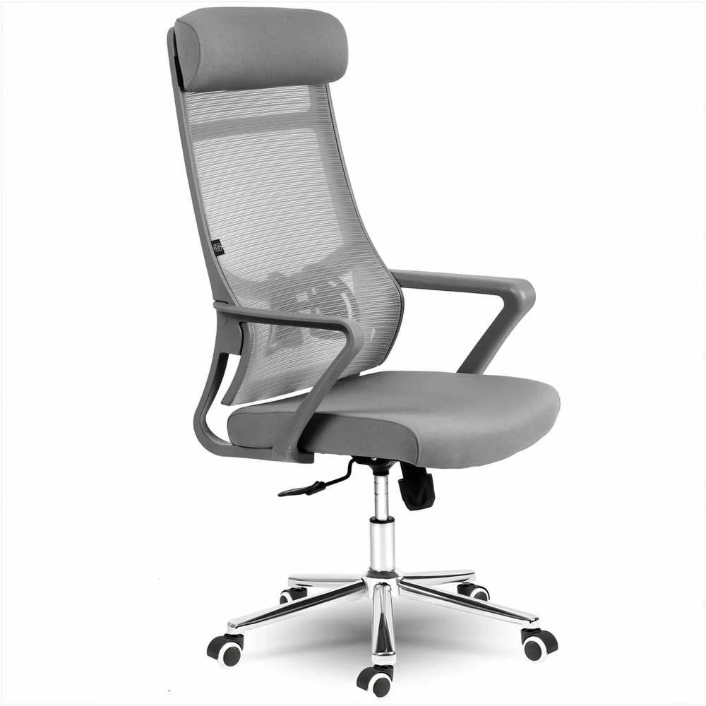 Biuro kėdė su kvėpuojančiu tinkleliu, reguliuojamu aukščiu, supimo funkcija, ergonomišku dizainu, patogus sėdėjimas darbui ir poilsiui