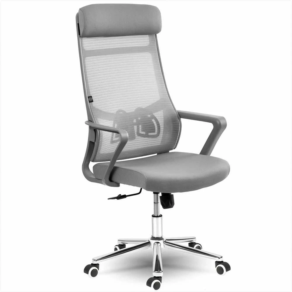 Biuro kėdė su kvėpuojančiu tinkleliu, reguliuojamu aukščiu, supimo funkcija, ergonomišku dizainu, patogus sėdėjimas darbui ir poilsiui