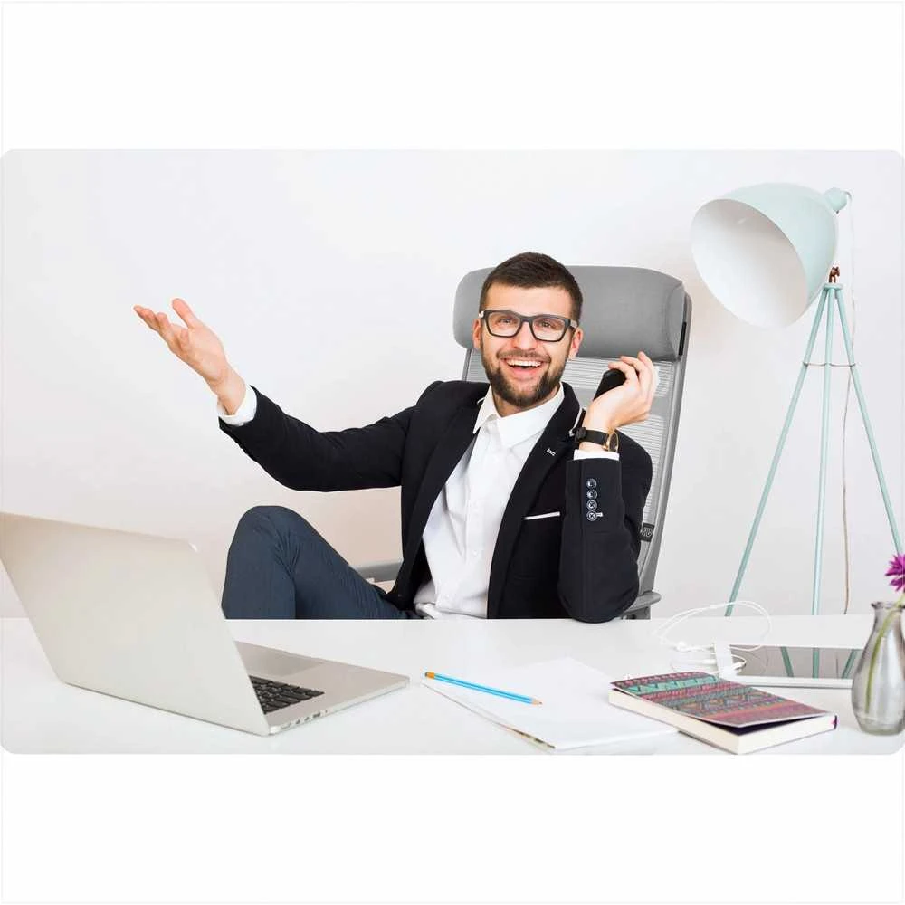 Biuro kėdė su kvėpuojančiu tinkleliu, reguliuojamu aukščiu, supimo funkcija, ergonomišku dizainu, patogus sėdėjimas darbui ir poilsiui