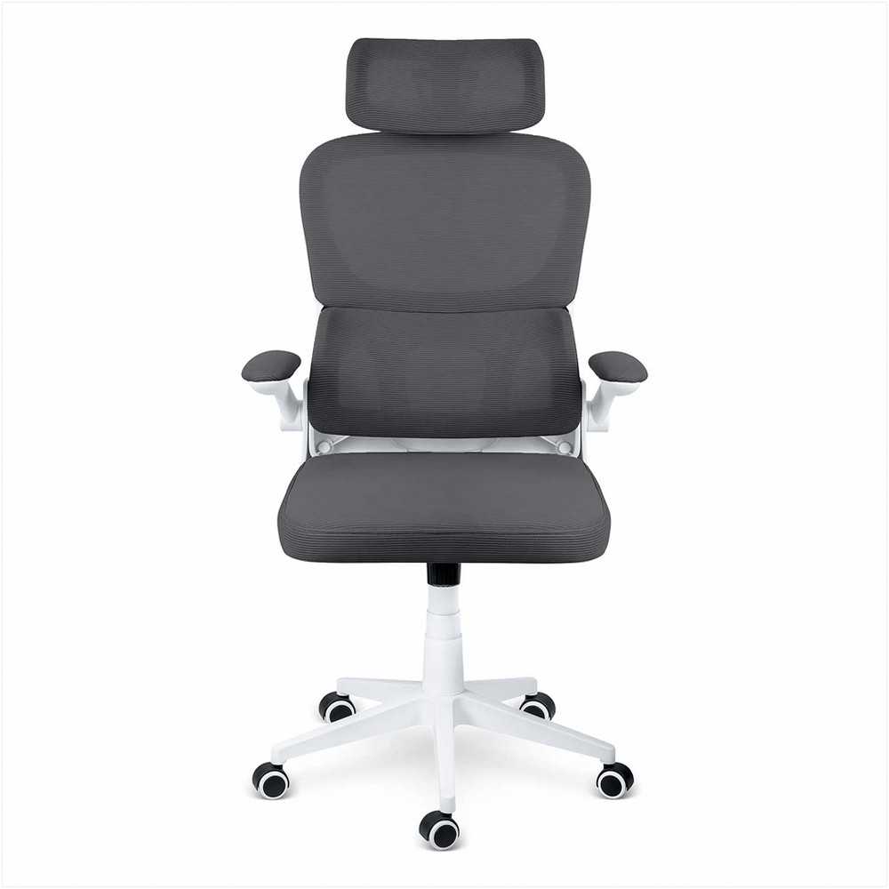 Biuro kėdė su tinklelio atlošu, ergonomišku dizainu, reguliuojamu aukščiu, supimo funkcija, patogus sėdėjimas namams ir biurui