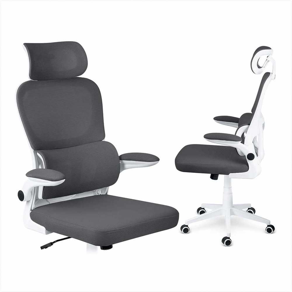 Biuro kėdė su tinklelio atlošu, ergonomišku dizainu, reguliuojamu aukščiu, supimo funkcija, patogus sėdėjimas namams ir biurui