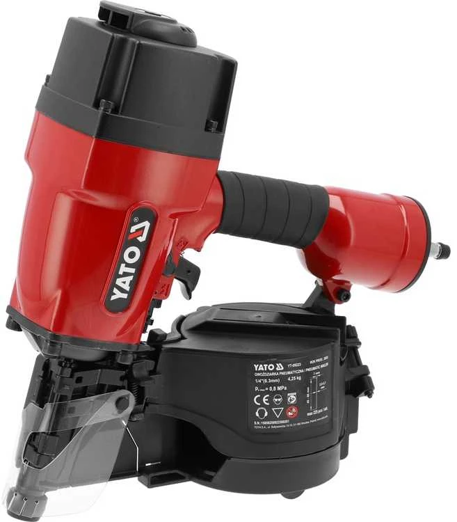 Yato Būgninis vinių kalimo įrankis, dailidės ir apmušalų darbams, tvirta konstrukcija, 45-90mm vinių talpa