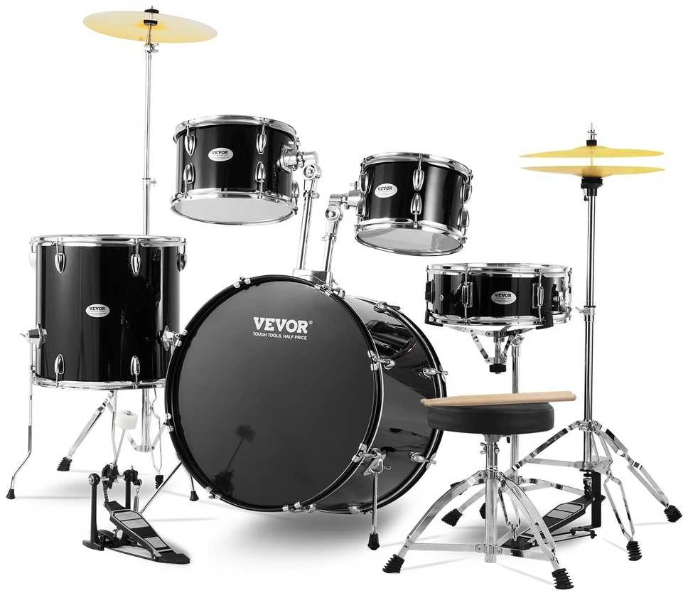 Vevor Suaugusiųjų 5 dalių būgnų komplektas 56 cm
