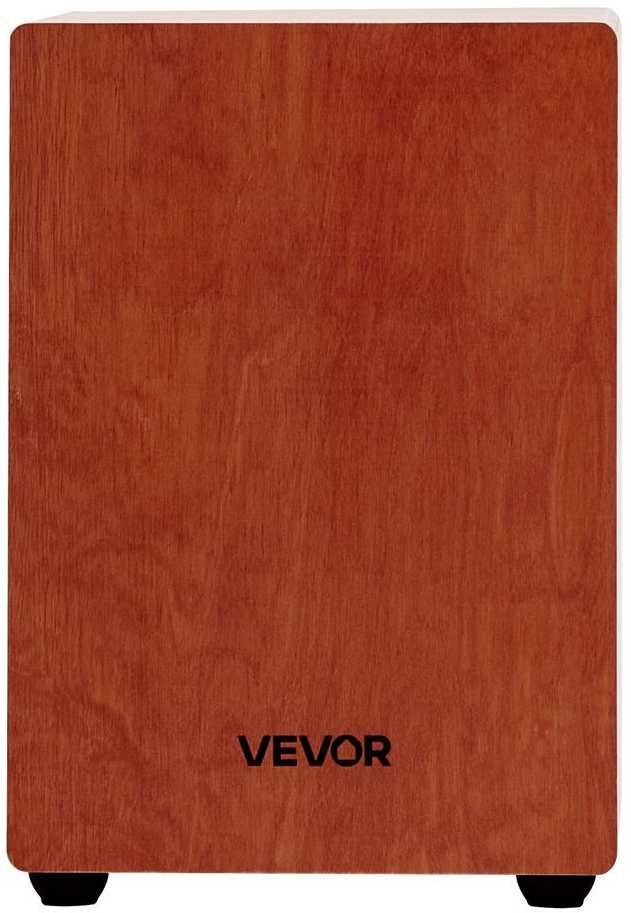 Cajon dėžinis būgnas, beržo medienos perkusinis instrumentas, nešiojamas pradedantiesiems, su gitaros stygomis, profesionalus perkusijos dėžinis būgnas 305x305x430mm