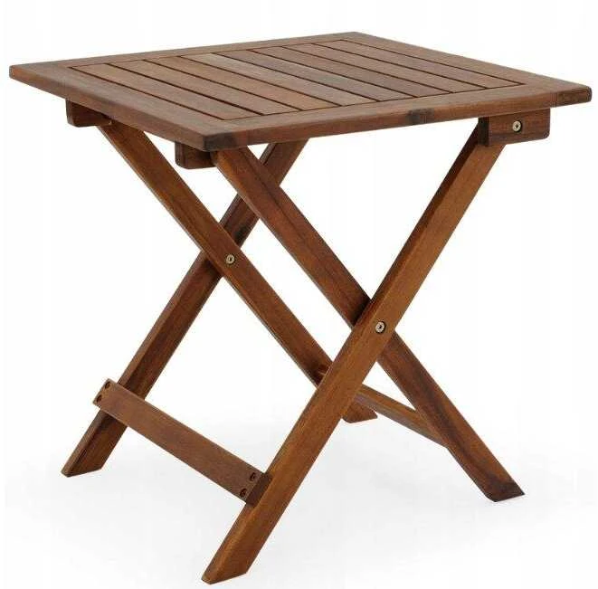 Casaria kvadratinis medinis stalas 46 x 46 x 46 cm