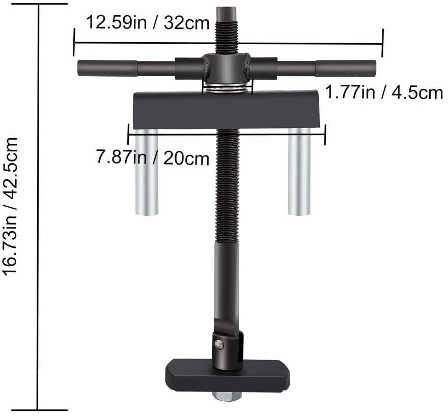 Cilindro įvorių ištraukėjas 75-138 mm, dyzeliniams varikliams, universalus įvorių nuėmimo įrankis, automobilių remonto komplektas, stūmoklių ištraukėjas