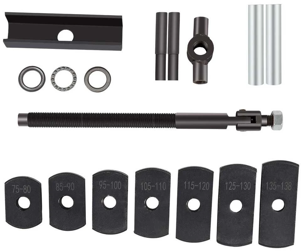 Cilindro įvorių ištraukėjas 75-138 mm, dyzeliniams varikliams, universalus įvorių nuėmimo įrankis, automobilių remonto komplektas, stūmoklių ištraukėjas
