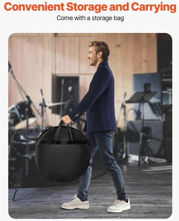 VEVOR 4 dalių lėkščių komplektas