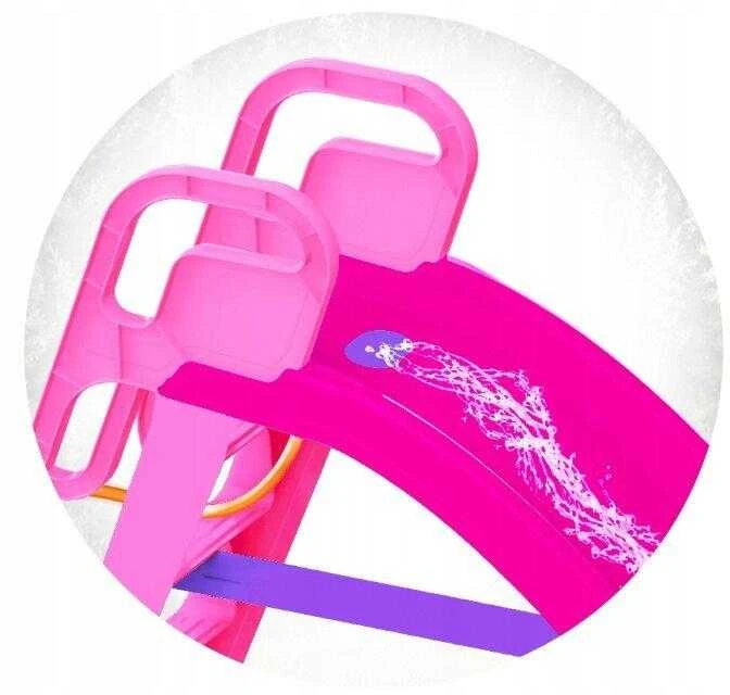 Čiuožykla vaikams su vandens purškimo funkcija Keny Toys, rožinė