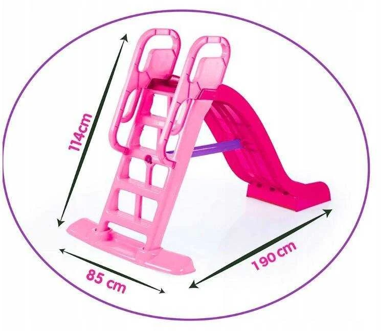 Čiuožykla vaikams su vandens purškimo funkcija Keny Toys, rožinė