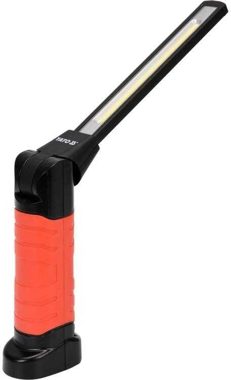 YATO įkraunamas žibintas COB LED 5W + 3W