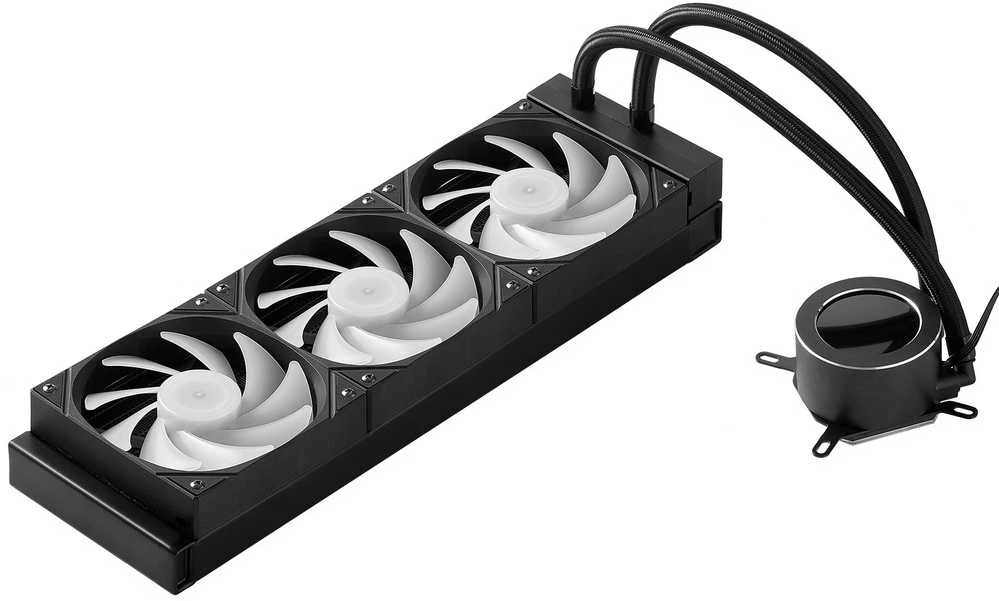 CPU skysčio aušintuvas, AIO vandens aušinimo sistema, ARGB CPU aušintuvas su ventiliatoriais, 120mm CPU aušintuvas, efektyvus CPU aušinimo sprendimas
