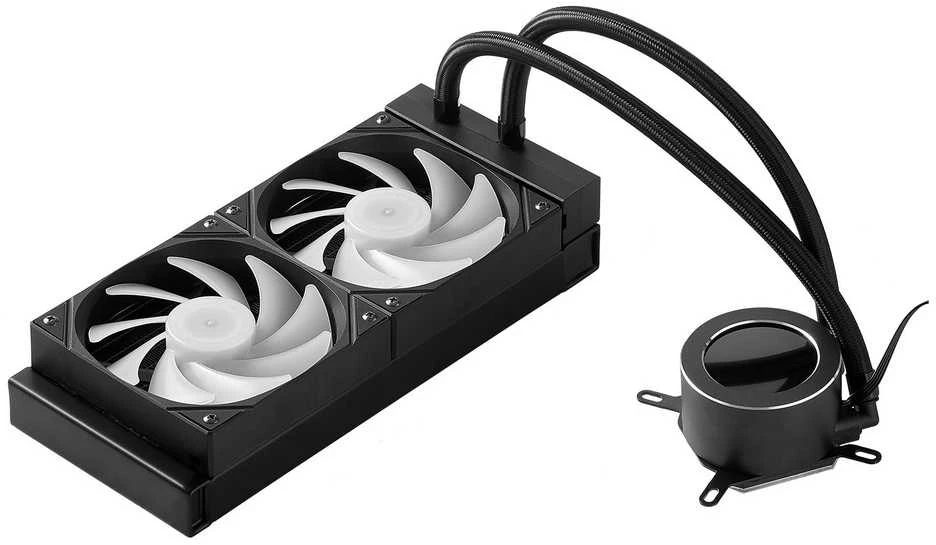CPU skysčio aušintuvas, AIO vandens aušinimo sistema, ARGB apšviestas CPU aušintuvas, 120 mm CPU aušintuvas, efektyvus CPU aušinimo sprendimas
