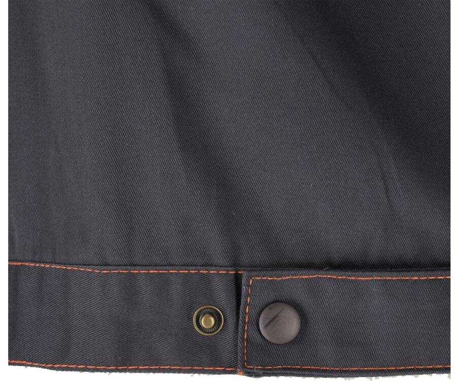 Yato Darbinė striukė, dydis 2XL, su 5 kišenėmis, pilka ir oranžinė, vyrams