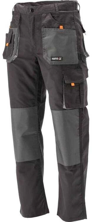 Kelnės Yato YT-80185; L/XL; juodos/pilkos