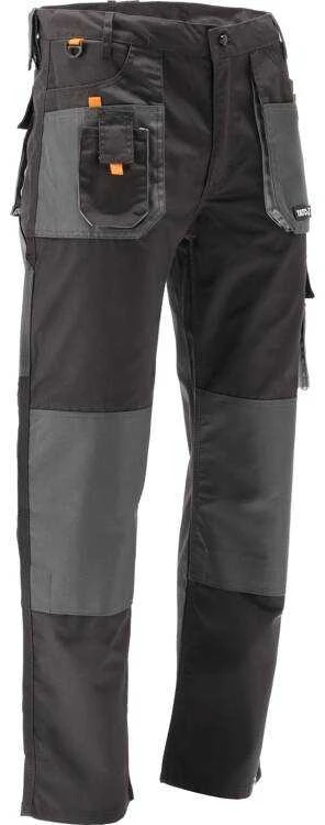 Kelnės Yato YT-80185; L/XL; juodos/pilkos
