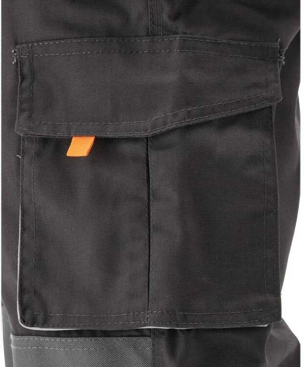 Kelnės Yato YT-80185; L/XL; juodos/pilkos