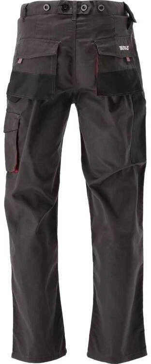 Kelnės Yato YT-80148; L; juodos/raudonos