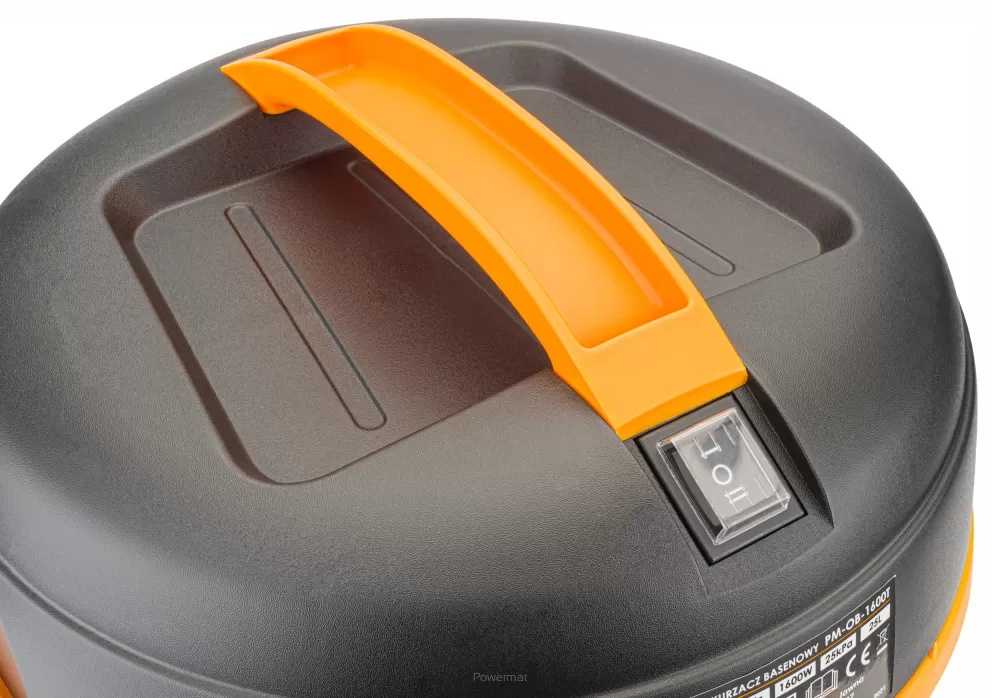 Daugiafunkcinis baseino dulkių siurblys, 1600W didelė galia, 25L talpos tūris, tvenkiniams, sodams, garažams, šlapiam ir sausam valymui