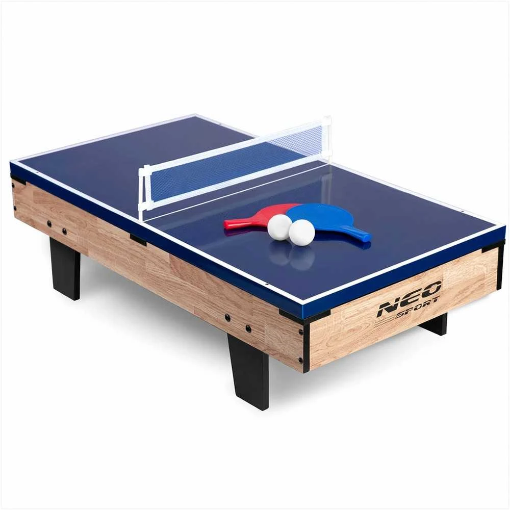 Kelių žaidimų stalas 4in1 Neo Sport NS-800 80x43x30cm medinis