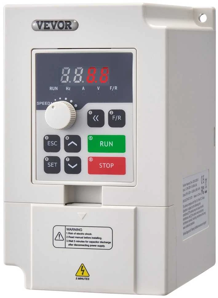 Dažnio keitiklis 4AG 3kW, 1/3f. 220V įv., 3f. 0~220V išv., VFD, reguliuojamas greitis, variklio valdiklis