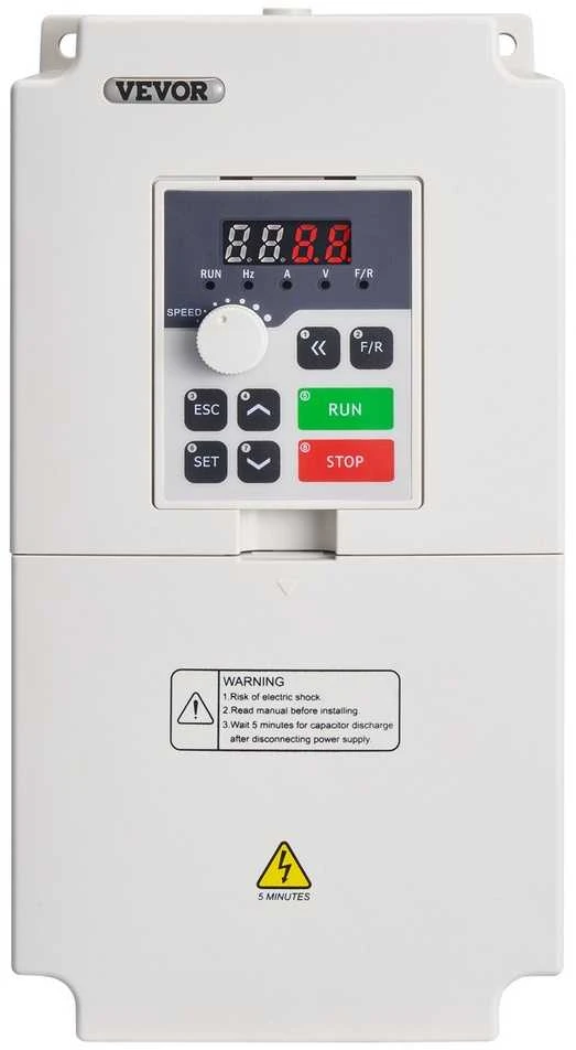 VEVOR Kintamo dažnio keitiklis 5AG 4KW 8.5A, įvestis 380V