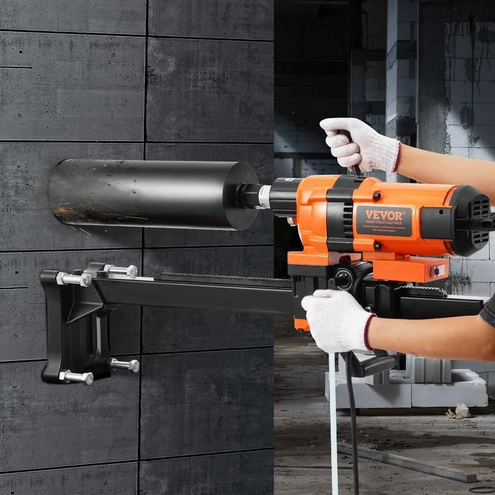 Deimantinė gręžimo mašina 3500W, 20-300mm, šlapiam/sausam gręžimui, betonui, gręžimo įrankis, šerdies gręžtuvas