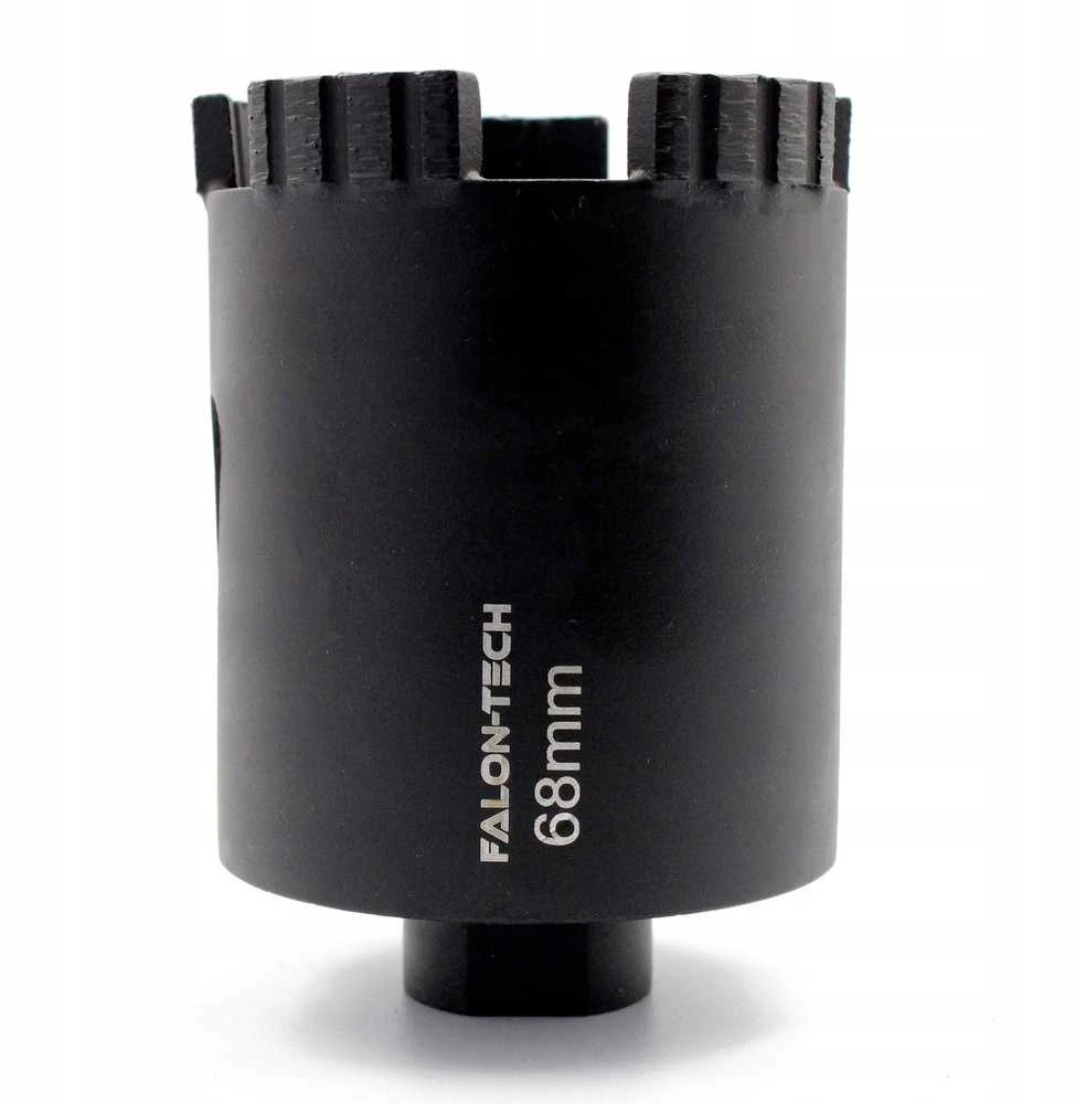 Deimantinis karūninis grąžtas 68mm betonui, plytoms ir silikatui, turbo segmentai, SDS+ adapteris, profesionaliam gręžimui