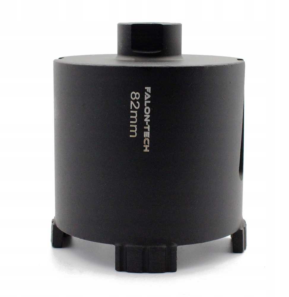 Deimantinis karūninis grąžtas 82mm, betonui, plytoms ir silikatui, 4 segmentų turbo, su SDS+ adapteriu, profesionalus montavimo grąžtas