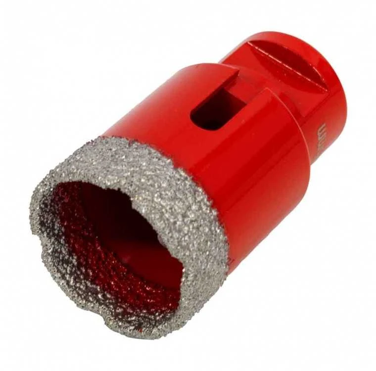 Deimantinių gręžimo karūnų rinkinys, plytelių ir akmens gręžimo karūnai, 9 dalių rinkinys, M14 adapteris, 68mm gręžimo karūnai