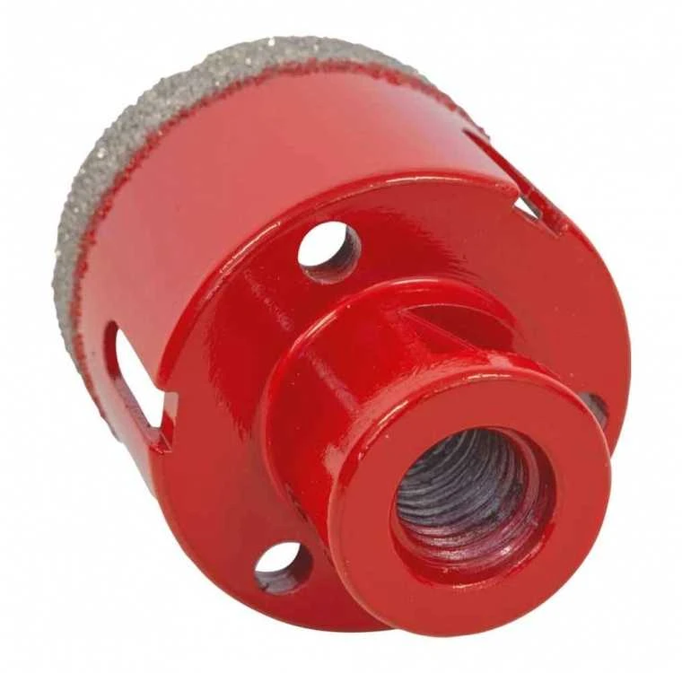 Deimantinių gręžimo karūnų rinkinys, plytelių ir akmens gręžimo karūnai, 9 dalių rinkinys, M14 adapteris, 68mm gręžimo karūnai