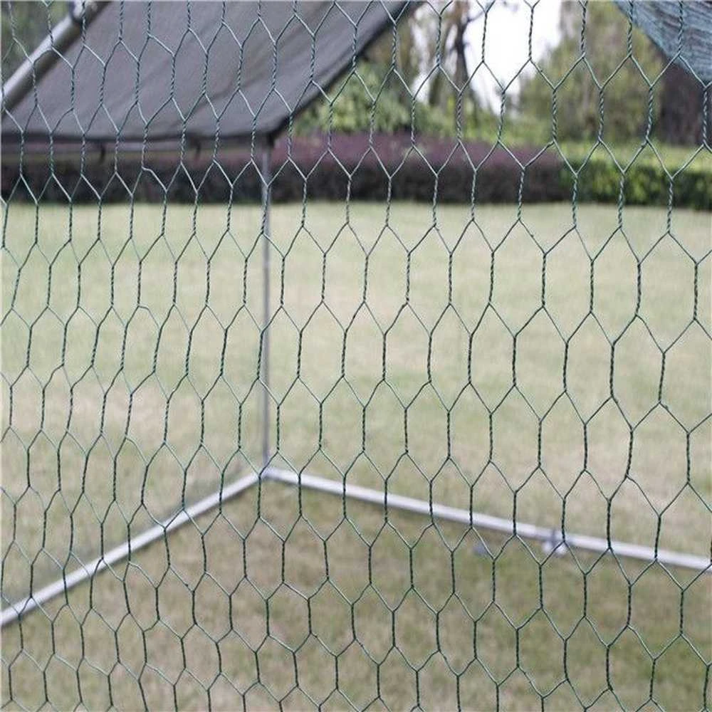 Dengtas gyvūnų voljeras, didelis paukščių narvas, cinkuoto plieno gyvūnų aptvaras, 3x4x2.5m gyvūnų pastogė, lauko gyvūnų aptvaras