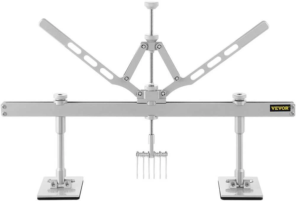 Dentų traukiklis svirties strypas, aliuminio plienas, 6 griebtuvai, 75 cm įrankis