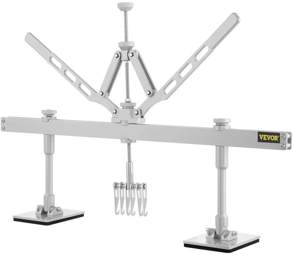 Dentų traukiklis svirties strypas, aliuminio plienas, 6 griebtuvai, 75 cm įrankis