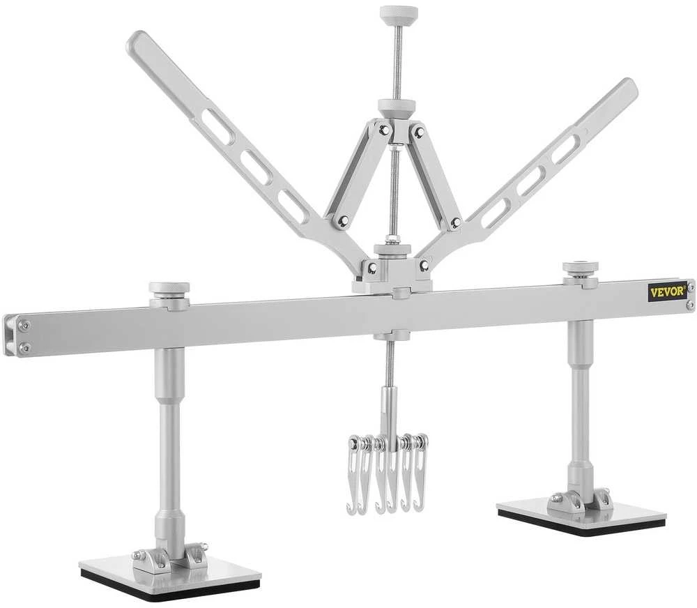 Dentų traukiklis svirties strypas, aliuminio plienas, 6 griebtuvai, 75 cm įrankis