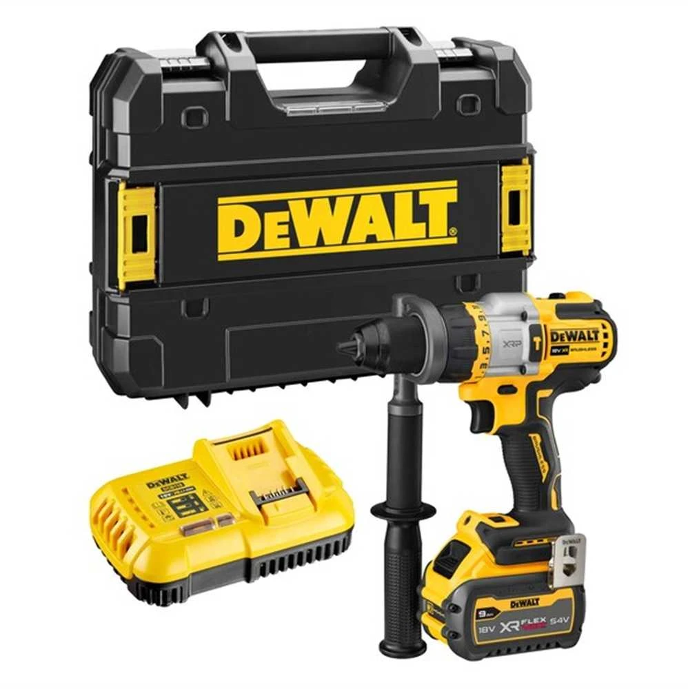 Smūginis suktuvas-gręžtuvas DeWalt XR DCD999X1; 18 V; 1x9,0 Ah akum.