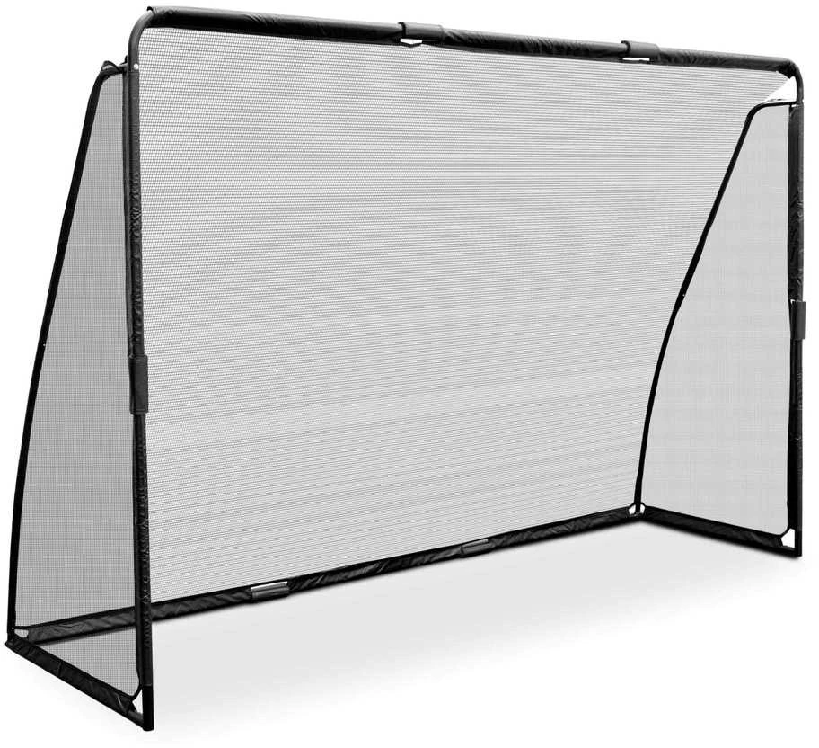 Dideli futbolo vartai 300 x 200 cm, tvirtas tinklas, juodi sodo vartai, lauko treniruočių vartai, futbolo vartai namams, dideli futbolo vartai sodui