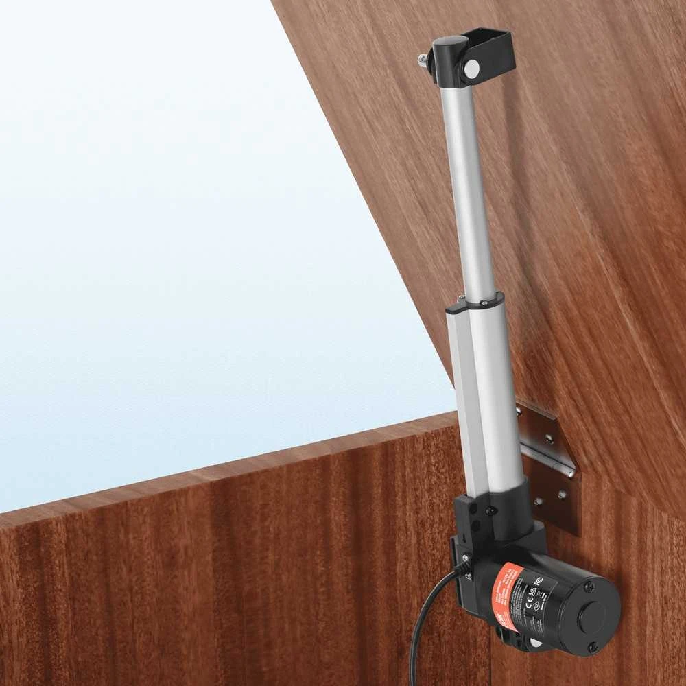 Didelio galingumo 12 V linijinė pavara, 150 mm eigos, skirta pramoninei automatikai, elektrinių durų pavara, didelio galingumo kėlimo sistemos